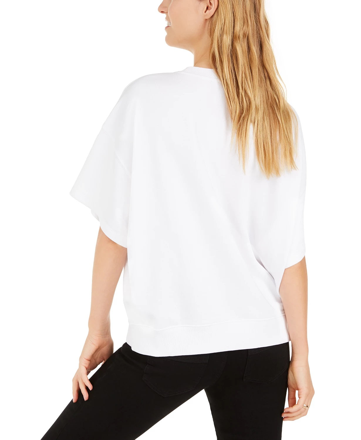 Tommy Hilfiger Moletom Paisley Raglan Feminino Branco Tamanho Médio