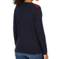 Suéter Tommy Hilfiger Fair Isle Ivy Cotton Feminino Azul Tamanho Médio