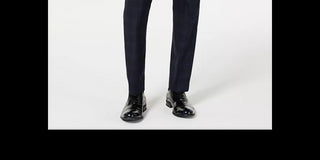 Calvin Klein Masculino X Slim Fit Stretch Azul Marinho Xadrez Calça Separada Tamanho Azul Marinho 40X32