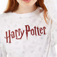 Camiseta gráfica Harry Potter da Warner Brothers Juniors, tamanho grande, branca