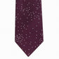 Gravata Calvin Klein Masculina Speckled Dots Vermelha Escura Tamanho Regular