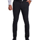 Calça social Kenneth Cole Reaction masculina extra slim fit, com estampa xadrez micro xadrez, cinza escuro, tamanho 34x32