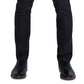 Calça social Kenneth Cole Reaction masculina extra slim fit, com estampa xadrez micro xadrez, cinza escuro, tamanho 34x32