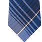Gravata xadrez masculina Tre da Kenneth Cole Reaction, tamanho regular, azul marinho