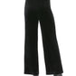 Calça Calvin Klein Feminina Veludo Perna Larga Preta Tamanho Extra Grande