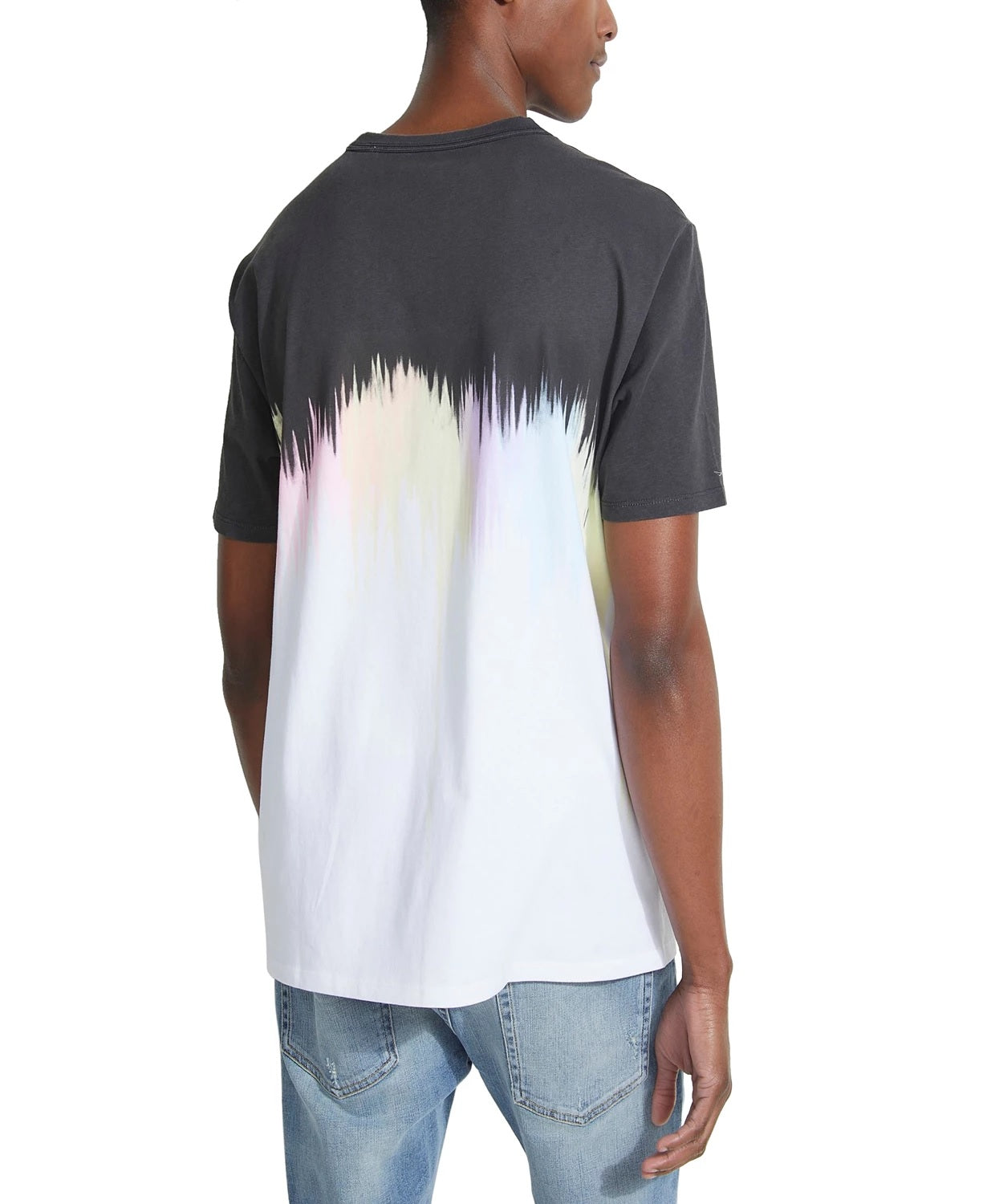 Camiseta Guss Masculina Oversized Ombre Branca Tamanho P