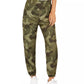 Calça jogger camuflada Almost Famous Juniors, verde, tamanho pequeno