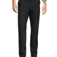 Calça social masculina Michael Kors com frente lisa, preta, tamanho 38x32