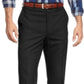 Calça social masculina Michael Kors com frente lisa, preta, tamanho 38x32