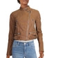 Jaqueta de couro sintético Fenix ​​feminina Free People, marrom, tamanho extra pequeno