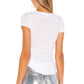 Camiseta Sonnet Feminina Free People Branca Tamanho P
