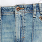 Minissaia Jeans Avenue Feminina Free People Azul Tamanho QUADRADO 24