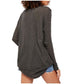 Pulôver feminino Ocean Air Hacci da Free People, preto, tamanho grande