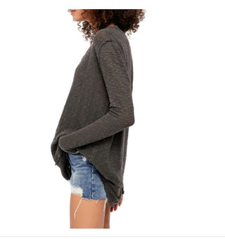 Pulôver feminino Ocean Air Hacci da Free People, preto, tamanho grande