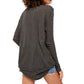 Pulôver feminino Ocean Air Hacci da Free People, preto, tamanho X-S