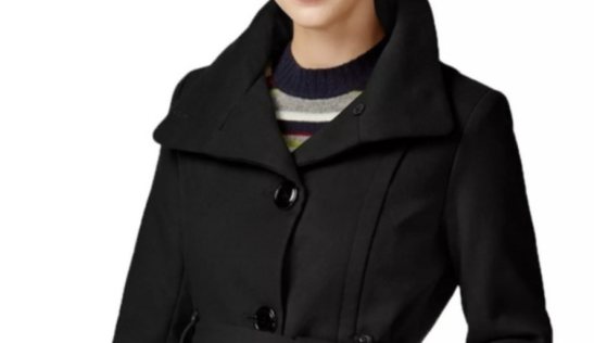Casaco com cinto e saia Madden Girl Junior's, preto, tamanho grande