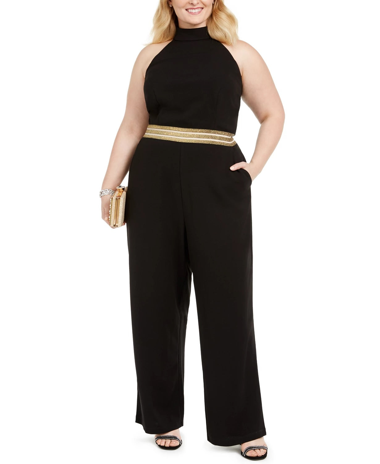 teeze-me-womens-trendy-plus-size-banded-waist-halter-jumpsuit-black-size-22