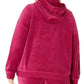 Calvin Klein Performance Moletom com capuz feminino plus size com logo e fita vermelho escuro tamanho 1X