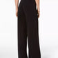 Coleção Feminina NY Petite Wide-Leg Palazzo Preto Tamanho Petite Médio