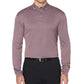 Polo masculino de manga comprida PGA Tour, roxo escuro, tamanho XX-G