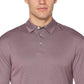 Polo masculino de manga comprida PGA Tour, roxo escuro, tamanho XX-G