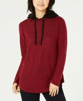 Moletom com capuz e forro de sherpa Ultra Flirt Juniors, vermelho, tamanho extragrande