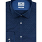 Camisa social masculina Ryan Seacrest Distinction Ultimate Slim Fit Performance Stretch Dobby, azul, tamanho 16x32-33