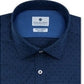 Camisa social masculina Ryan Seacrest Distinction Ultimate Slim Fit Performance Stretch Dobby, azul, tamanho 16x32-33