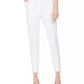 Calça social feminina Calvin Klein slim fit, branca, tamanho 10