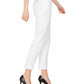 Calça social feminina Calvin Klein slim fit, branca, tamanho 10