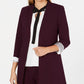 Calvin Klein Blazer Feminino Manga Rolada Frente Aberta Roxo Tamanho 12
