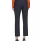 Calça feminina Calvin Klein de sarja slim, azul-marinho, tamanho 10