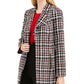 Jaqueta Calvin Klein Feminina Tweed Xadrez Topper Vermelha Tamanho 14