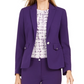 Calvin Klein Blazer Feminino de Um Botão Roxo Tamanho 0