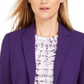 Calvin Klein Blazer Feminino de Um Botão Roxo Tamanho 2