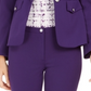 Calvin Klein Blazer Feminino de Um Botão Roxo Tamanho 2
