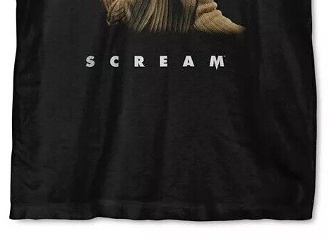 Camiseta gráfica masculina Goodie Scream, preta, tamanho grande