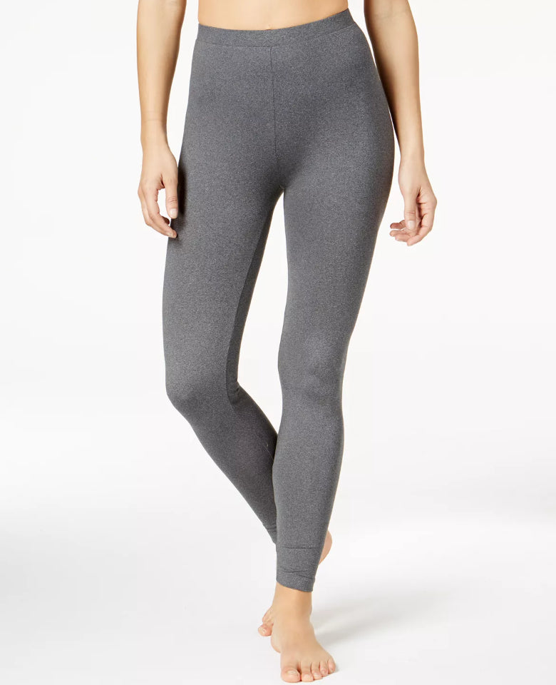 32 graus Calcinha térmica feminina aconchegante, leggings, cinza, tamanho grande
