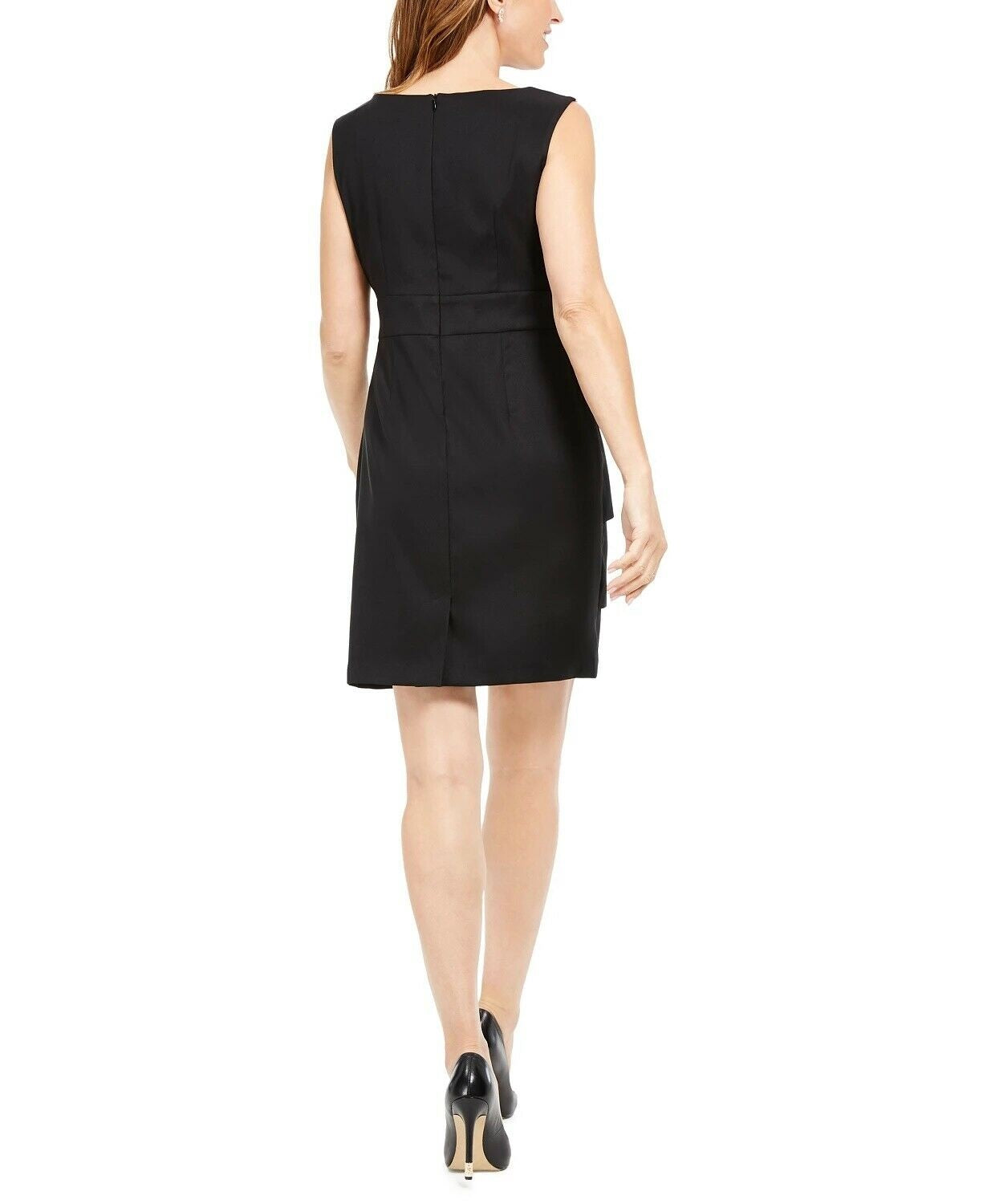 Vestido feminino bordado e com camadas Connected, dourado, tamanho 6, pequeno