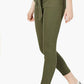 Calça jeans curta com cinto Vanilla Star feminina, verde, tamanho 13