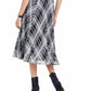Tommy Hilfiger Saia Midi Xadrez Plus Size Feminina Azul Tamanho 3X