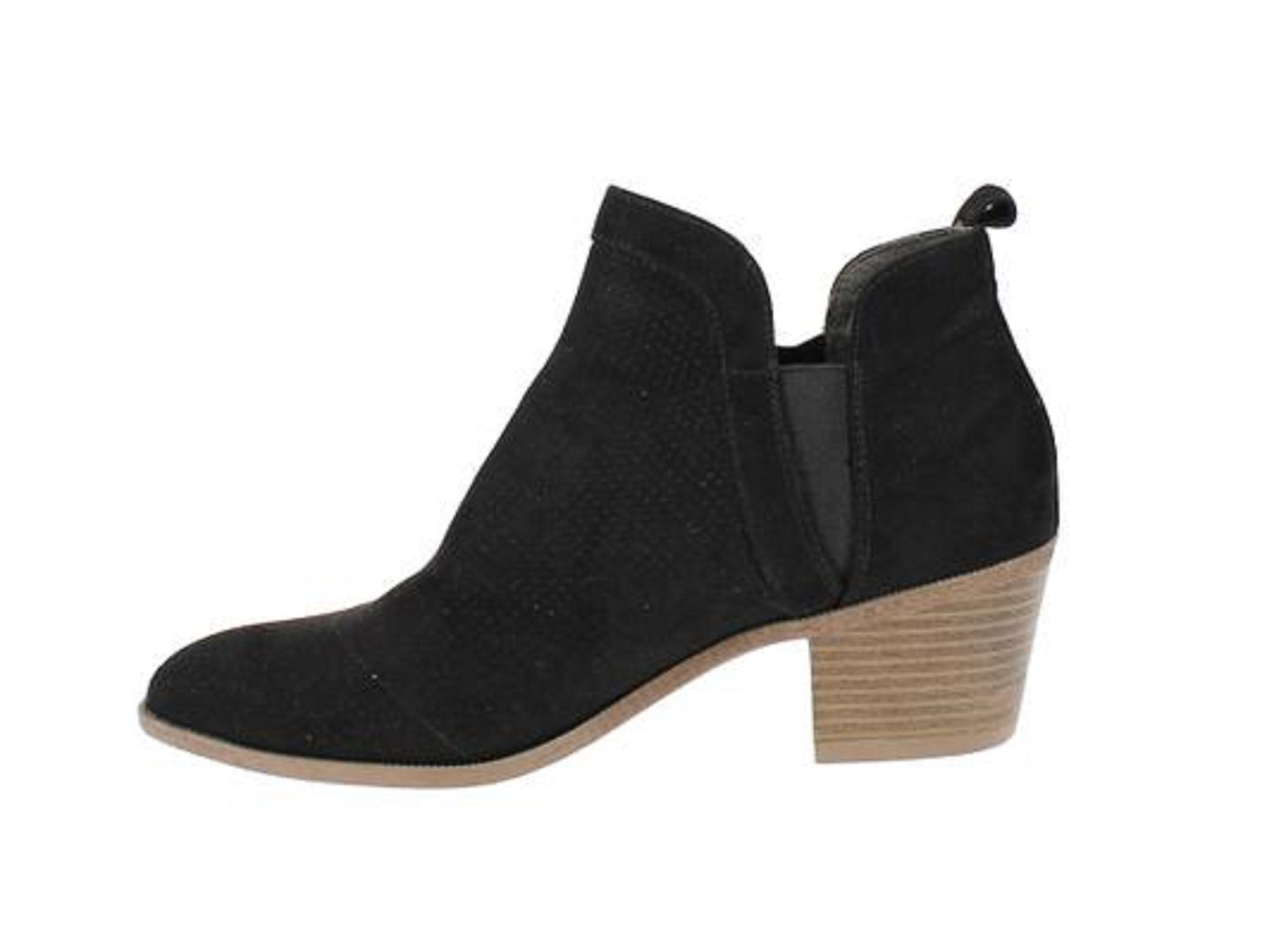 Botas femininas perfuradas Myrrah da Style &amp; Co, pretas, tamanho 6 M