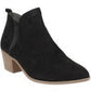 Botas femininas perfuradas Myrrah da Style &amp; Co, pretas, tamanho 6 M