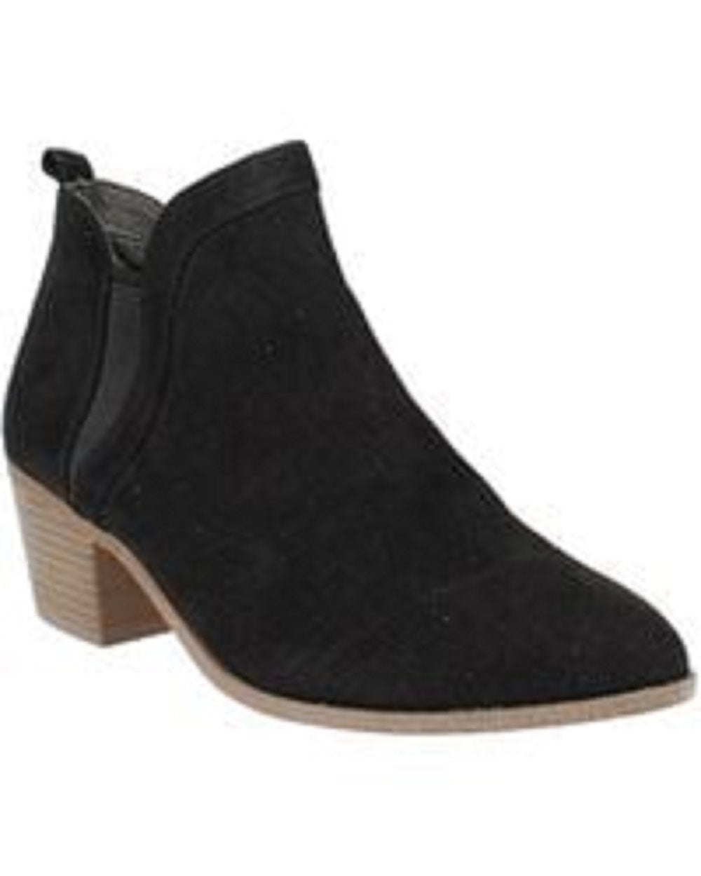 Botas femininas perfuradas Myrrah da Style &amp; Co, pretas, tamanho 6 M