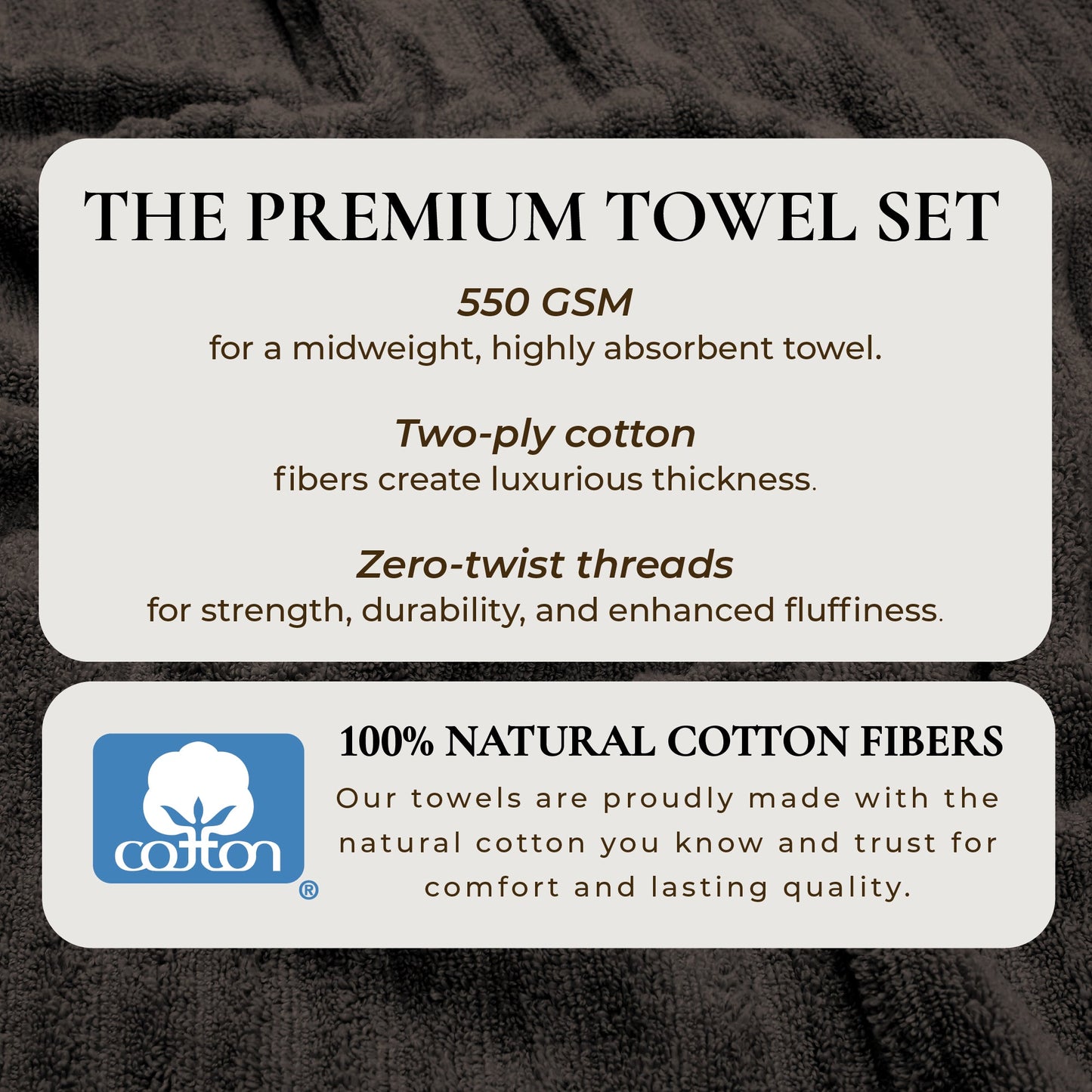 Luxury Cotton Towels - Karina Collection