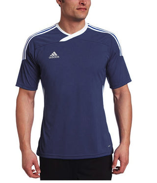 Camiseta Adidas Tiro 11 Infantil Azul Marinho/Branco Tamanho Juvenil