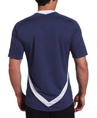 Camiseta Adidas Tiro 11 Infantil Azul Marinho/Branco Tamanho Juvenil