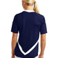 Camiseta Adidas Tiro 11 Feminina Azul Marinho/Branco