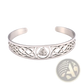 Valknut Celtic Knot Stainless Steel Cuff Bracelet