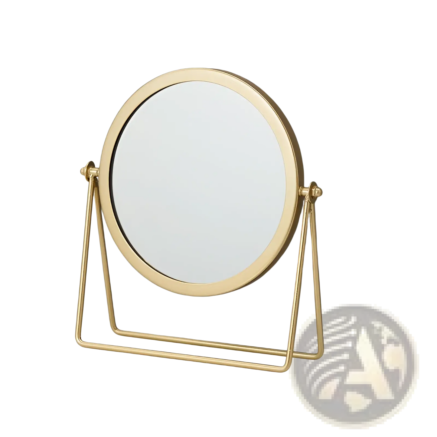 Vanity Mirror Round Metal Frame Makeup Desk Mirror